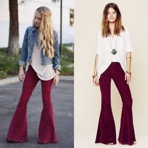 Free People Corduroy Flares size 26